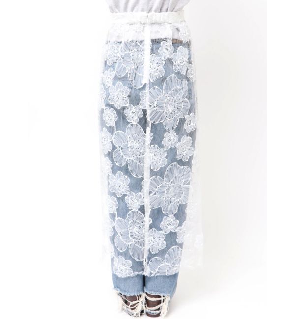 Ungrid「レースデザインスリットスカート」|スカート|