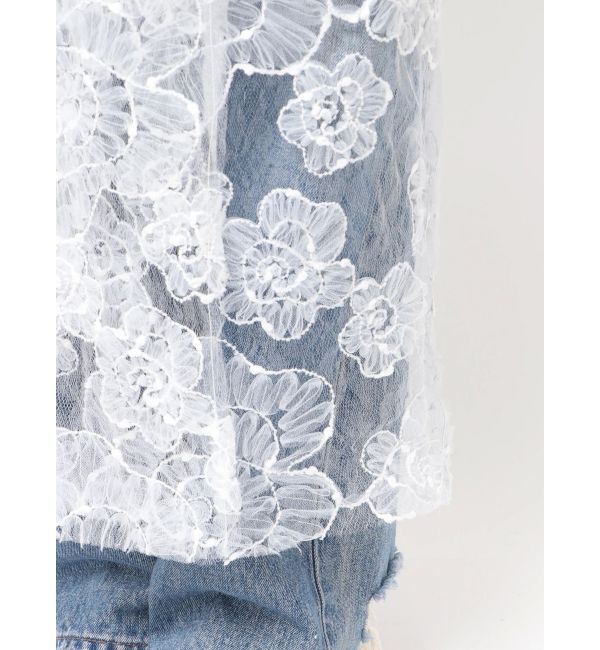 Ungrid「レースデザインスリットスカート」|スカート|