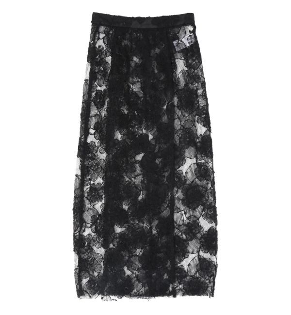 Ungrid「レースデザインスリットスカート」|スカート|