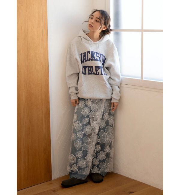 Ungrid「レースデザインスリットスカート」|スカート|