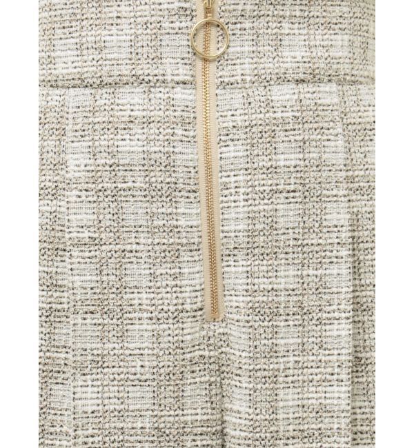 LAGUNAMOON「カットツイードフロントZIPパンツ」|その他|