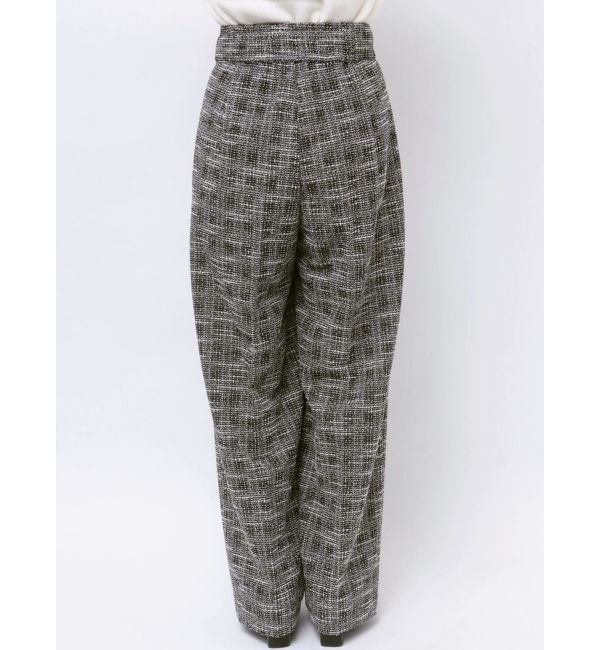 LAGUNAMOON「カットツイードフロントZIPパンツ」|その他|