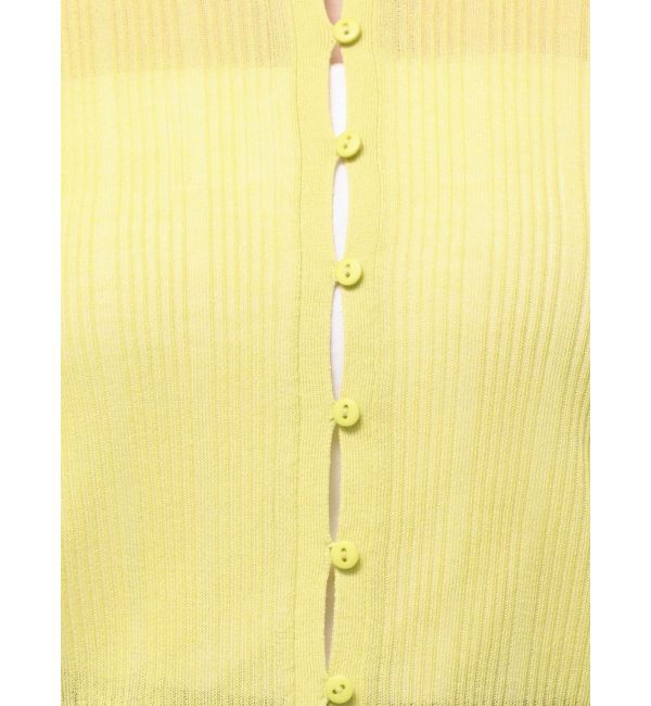 LAGUNAMOON「シャツカラーシアーニットプルオーバー」|ニット・セーター|