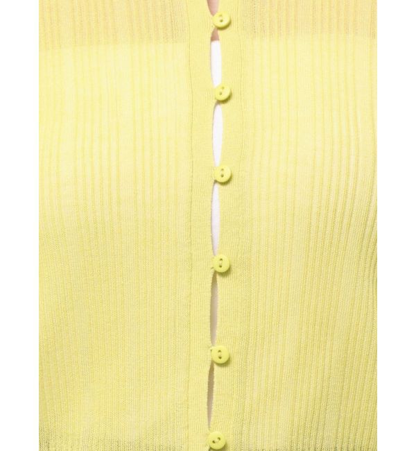 LAGUNAMOON「シャツカラーシアーニットプルオーバー」|ニット・セーター|