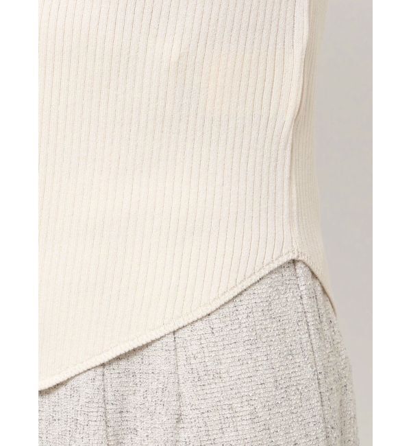 LAGUNAMOON「カラーネックラインニットプルオーバー」|ニット・セーター|