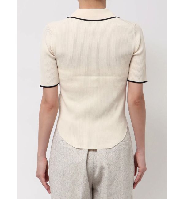 LAGUNAMOON「カラーネックラインニットプルオーバー」|ニット・セーター|