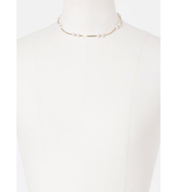 LAGUNAMOON「LADY淡水パールミックスチョーカー」|ネックレス|