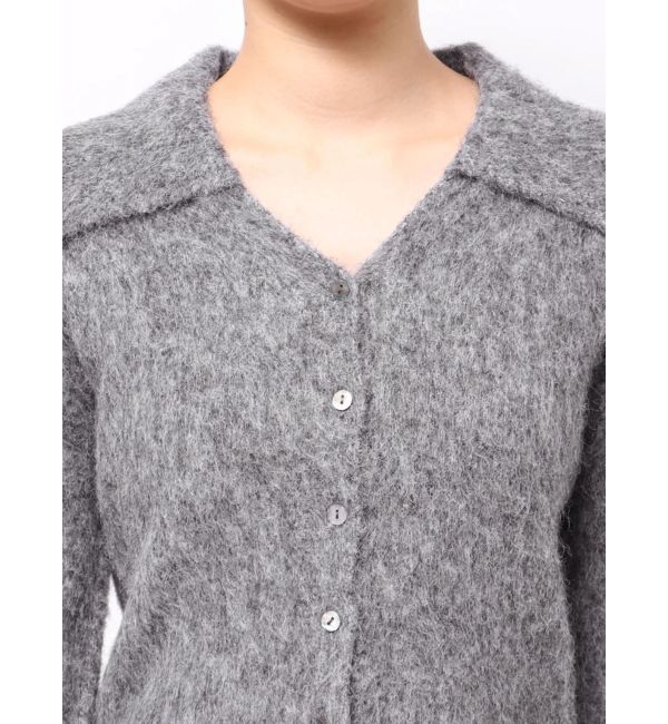 LAGUNAMOON「ヘアリーカラーカーデニットプルオーバー」|カーディガン|