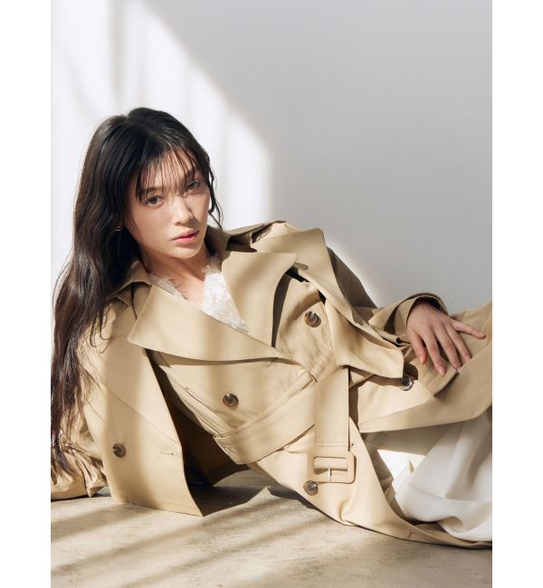 LAGUNAMOON「マルチWAYダブルカラートレンチコート」|トレンチコート|