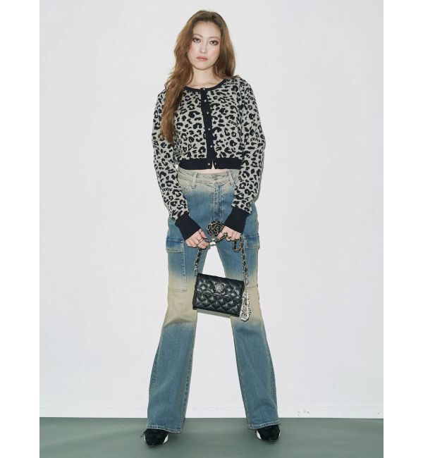 EVRIS「グラデーションフレアデニムパンツ【セットアップ着用可能】」|デニム|