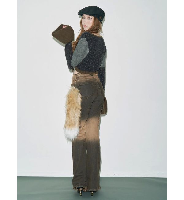 EVRIS「グラデーションフレアデニムパンツ【セットアップ着用可能】」|デニム|