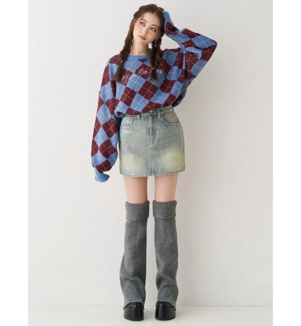 EVRIS「レッグウォーマーセットチャンキーヒールローファー」|その他|