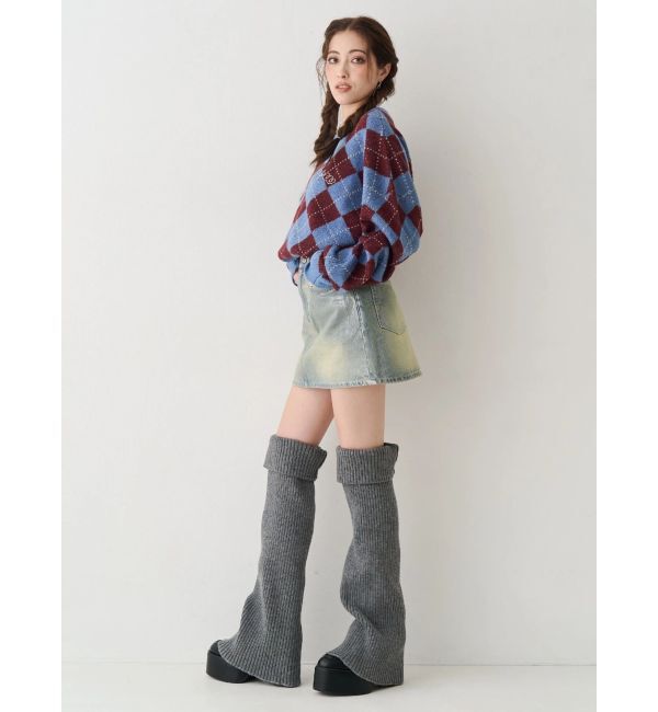 EVRIS「レッグウォーマーセットチャンキーヒールローファー」|その他|