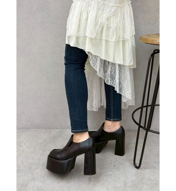 EVRIS「レッグウォーマーセットチャンキーヒールローファー」|その他|