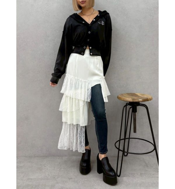 EVRIS「レッグウォーマーセットチャンキーヒールローファー」|その他|