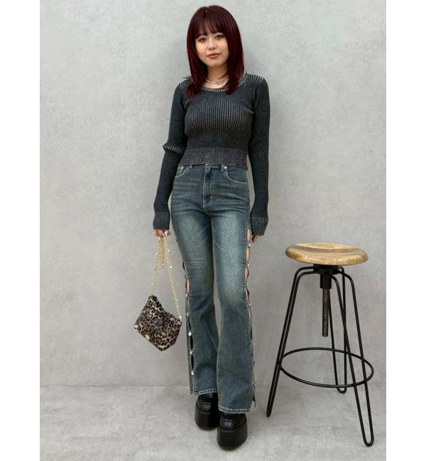 EVRIS「レッグウォーマーセットチャンキーヒールローファー」|その他|