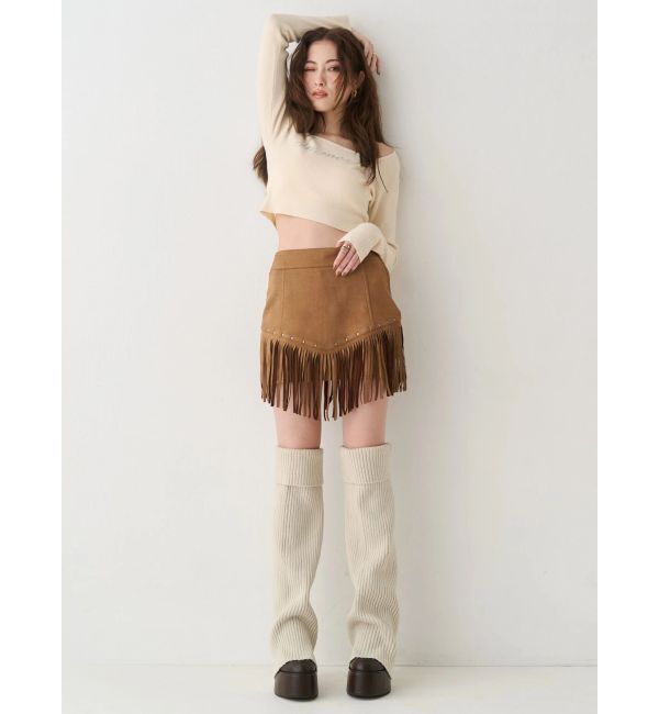 EVRIS「レッグウォーマーセットチャンキーヒールローファー」|その他|