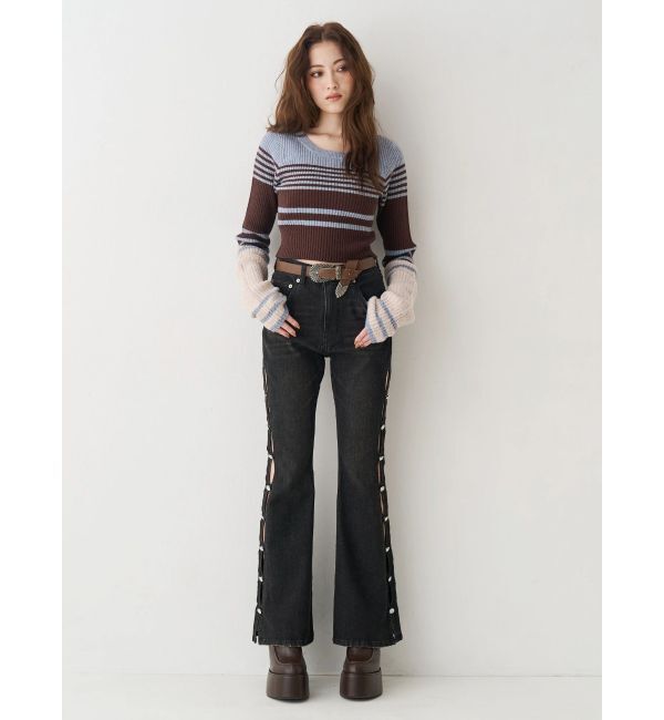 EVRIS「レッグウォーマーセットチャンキーヒールローファー」|その他|