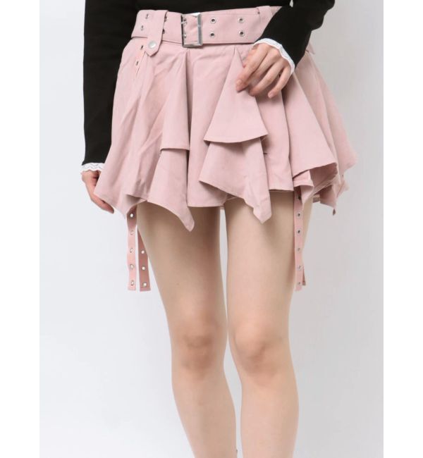 jouetie「アシメヘムベルテッドミニスカート」|スカート|