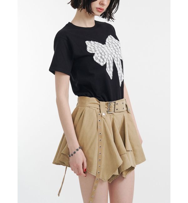 jouetie「アシメヘムベルテッドミニスカート」|スカート|