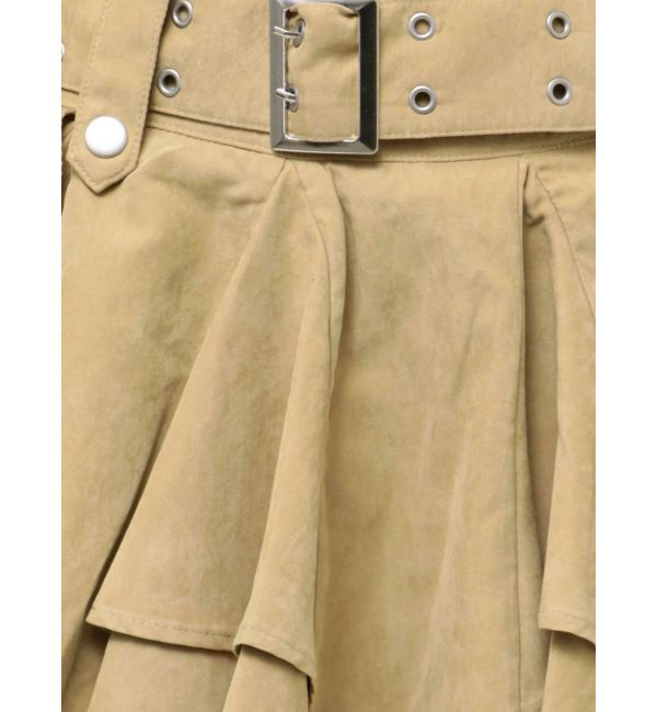 jouetie「アシメヘムベルテッドミニスカート」|スカート|