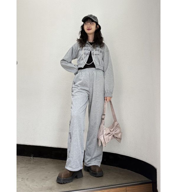 jouetie「【WEB限定】ラメスウェットルーズパンツ【セットアップ対応】」|その他|