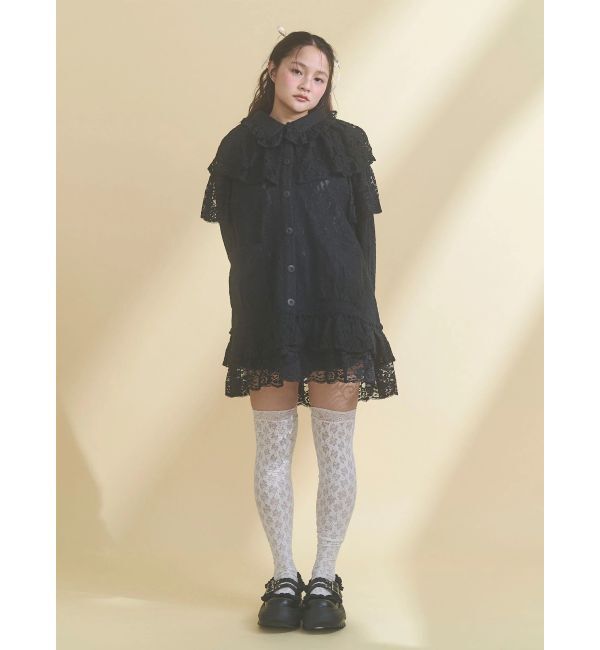 merry jenny「レースケープジャケット」|テーラードジャケット|