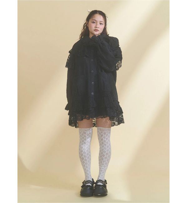 merry jenny「レースケープジャケット」|テーラードジャケット|