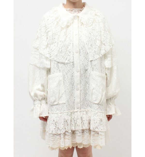merry jenny「レースケープジャケット」|テーラードジャケット|