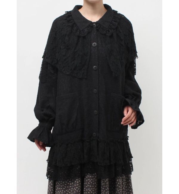 merry jenny「レースケープジャケット」|テーラードジャケット|