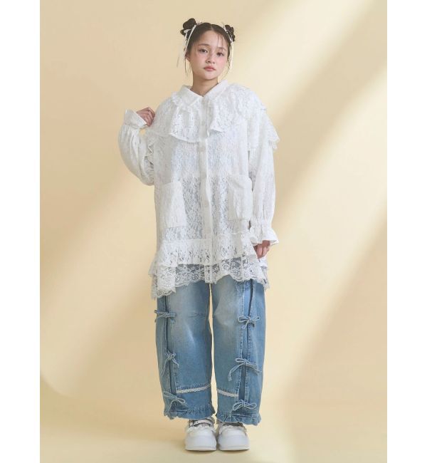 merry jenny「レースケープジャケット」|テーラードジャケット|