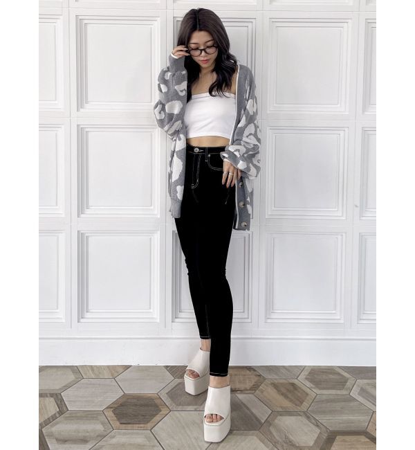 GYDA「H/Wワンウォッシュスキニーパンツ」|デニム|