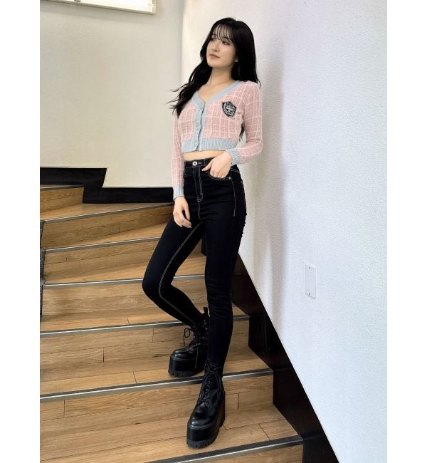 GYDA「H/Wワンウォッシュスキニーパンツ」|デニム|