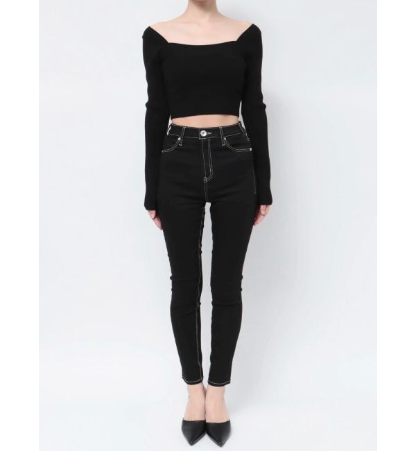 GYDA「H/Wワンウォッシュスキニーパンツ」|デニム|