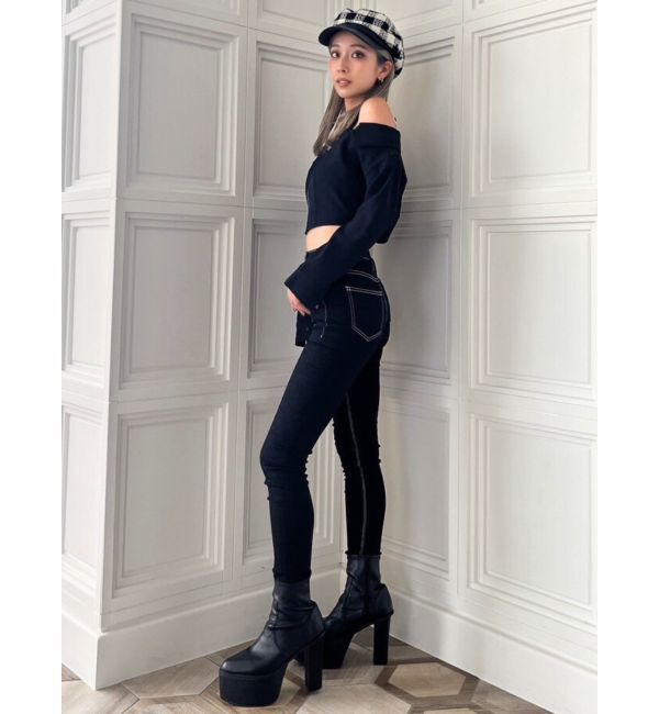 GYDA「H/Wワンウォッシュスキニーパンツ」|デニム|