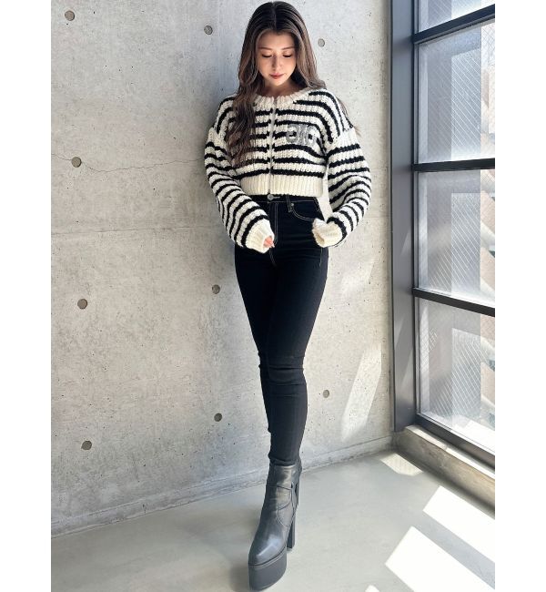 GYDA「H/Wワンウォッシュスキニーパンツ」|デニム|