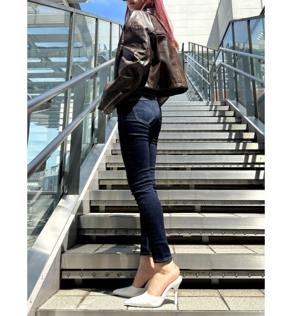 GYDA「【TINY】GYDAプレートショートフェイクレザージャケット」|その他|