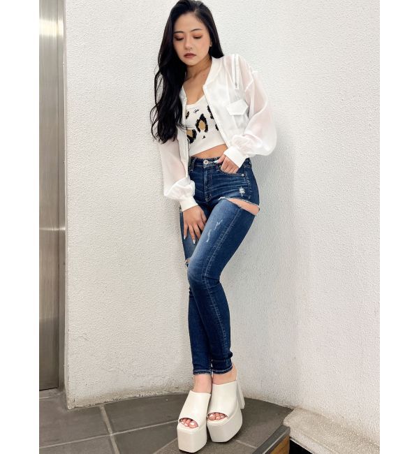 GYDA「SymmetryGYDA ZIP デザインシアーブルゾン」|ブルゾン・スタジャン|