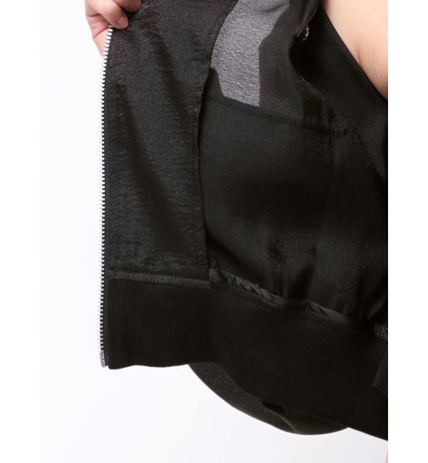 GYDA「SymmetryGYDA ZIP デザインシアーブルゾン」|ブルゾン・スタジャン|