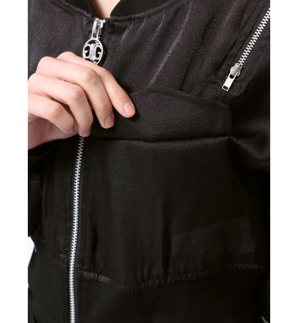 GYDA「SymmetryGYDA ZIP デザインシアーブルゾン」|ブルゾン・スタジャン|