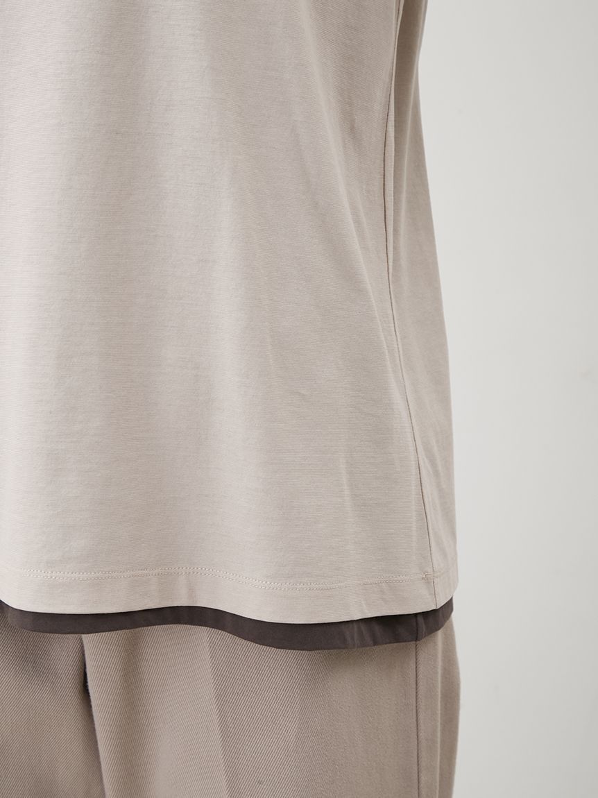 Mila Owen「オーバーサイズプリントリンガーTシャツ」|Tシャツ・カットソー|