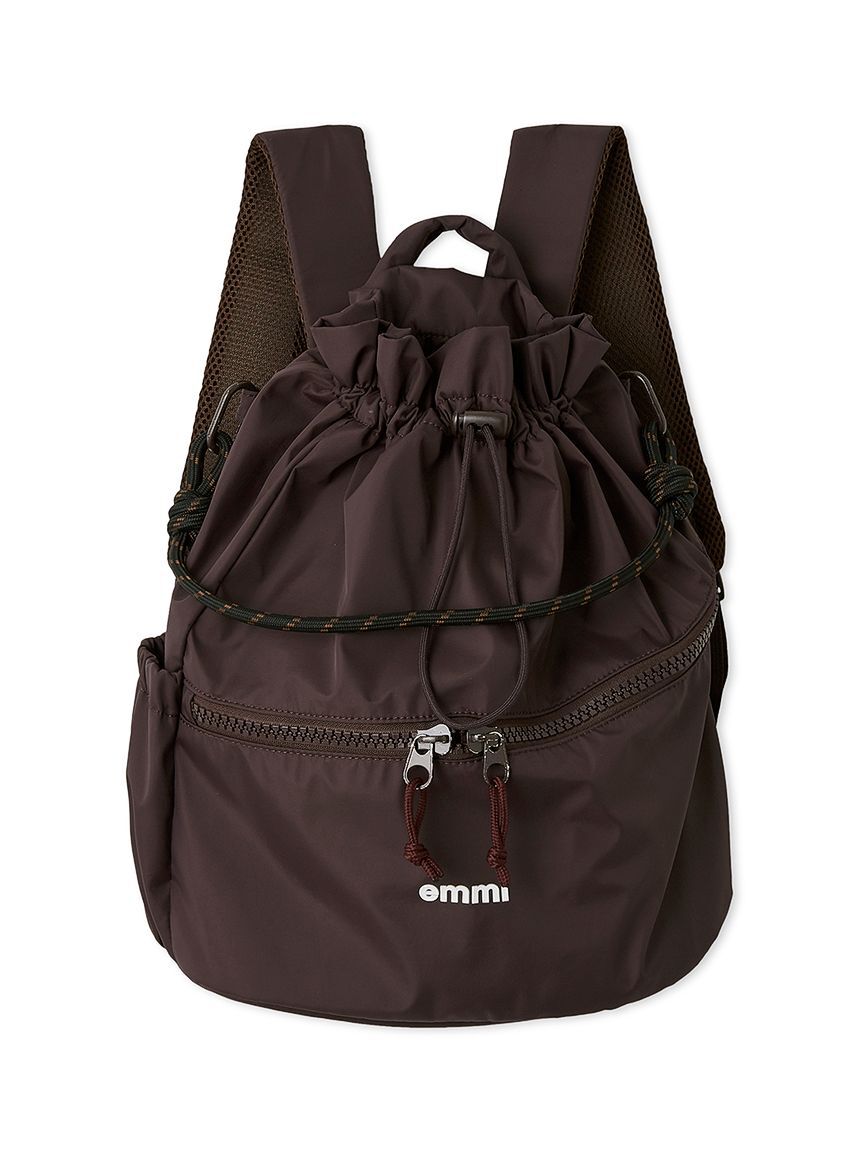 限定カラー】撥水 emmiロゴマルチバックパック（emmi atelier