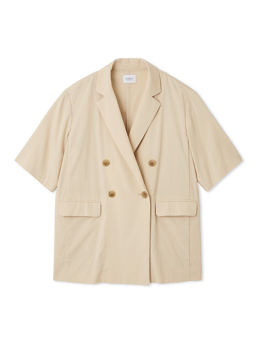 emmi atelier「UVカットハーフスリーブジャケット」|テーラードジャケット|