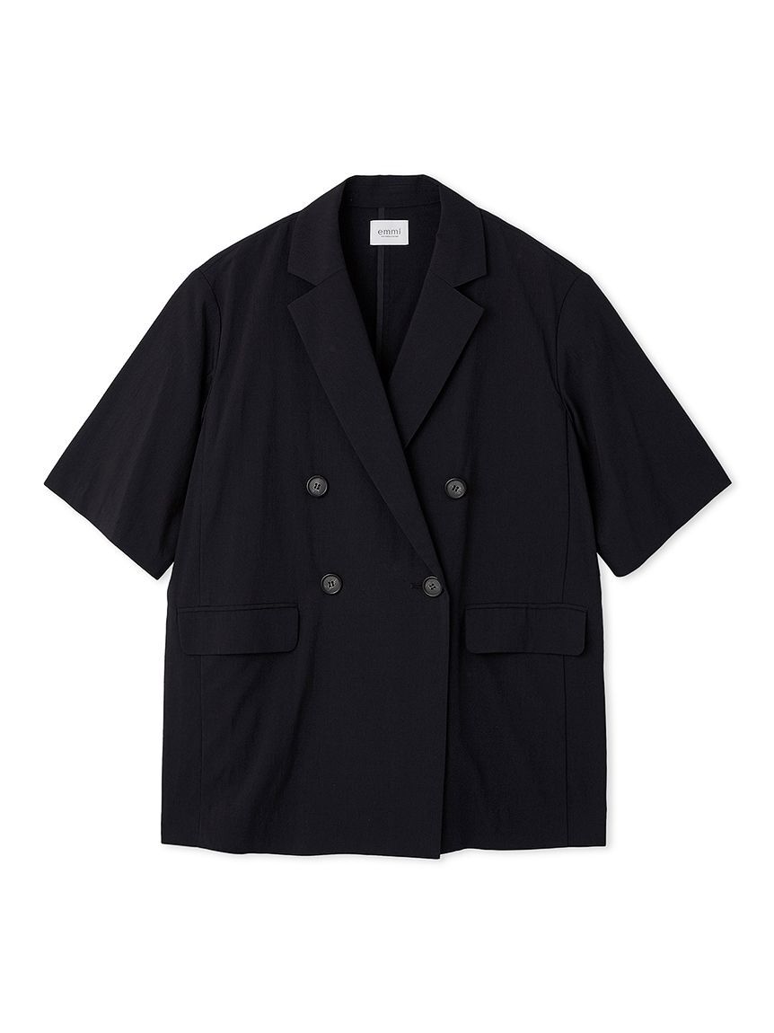 emmi atelier「UVカットハーフスリーブジャケット」|テーラードジャケット|