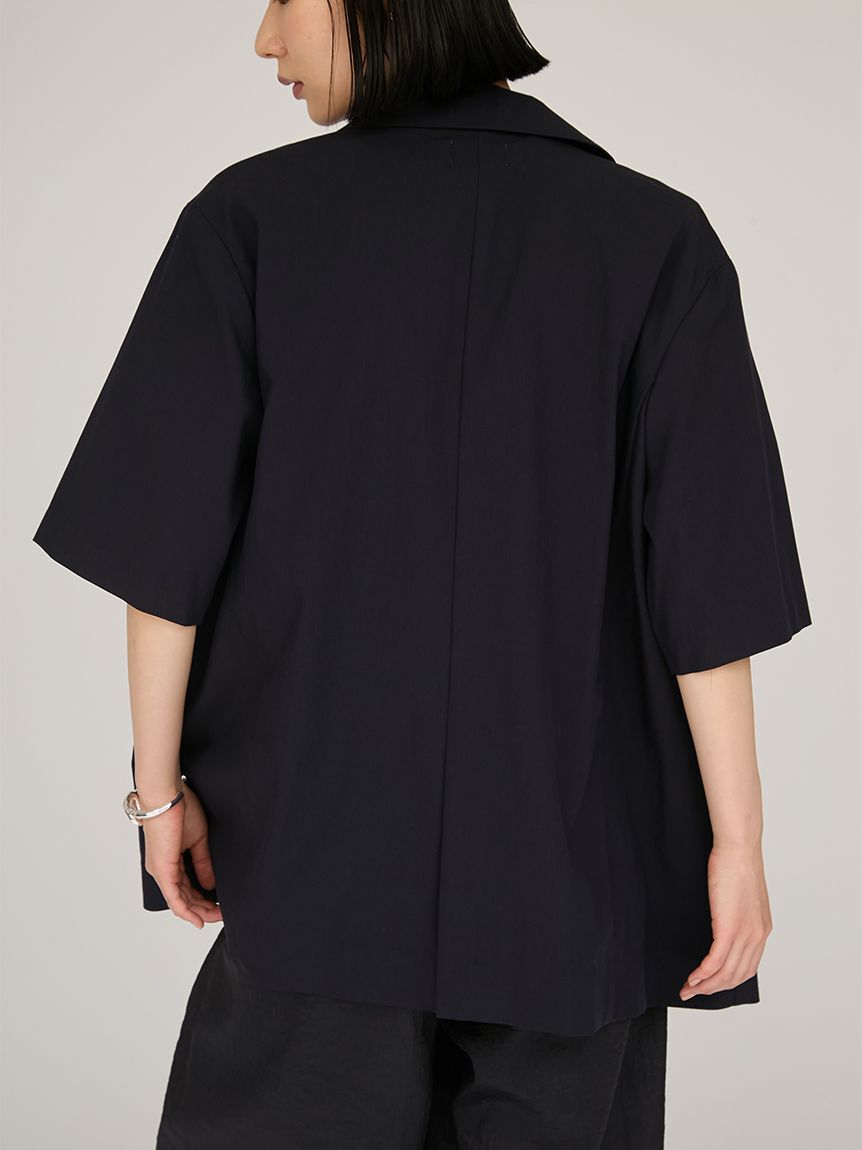 emmi atelier「UVカットハーフスリーブジャケット」|テーラードジャケット|