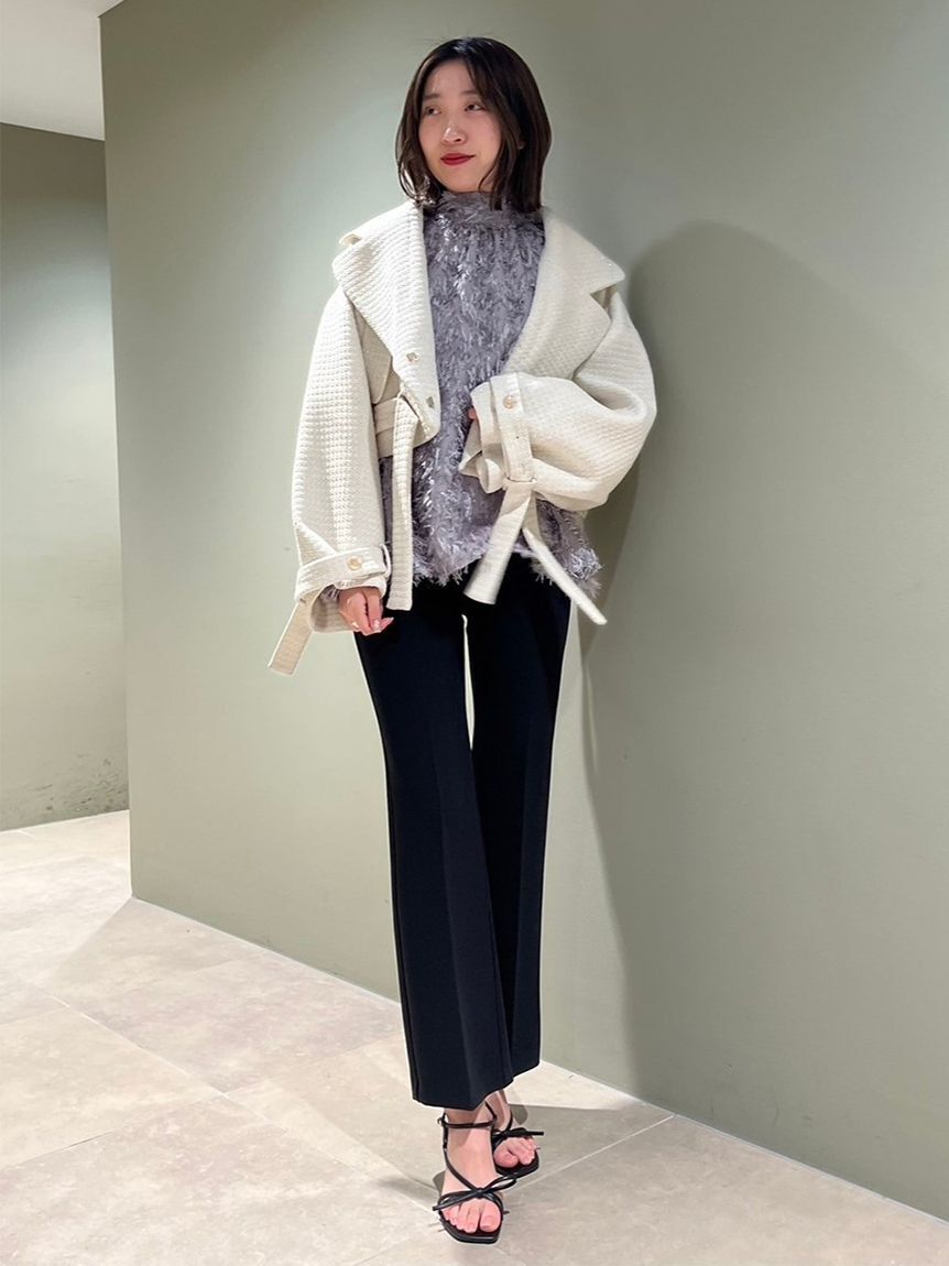 SNIDEL「美脚ストレッチパンツ」|チノ|