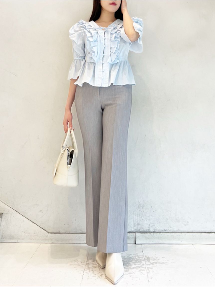 SNIDEL「美脚ストレッチパンツ」|チノ|