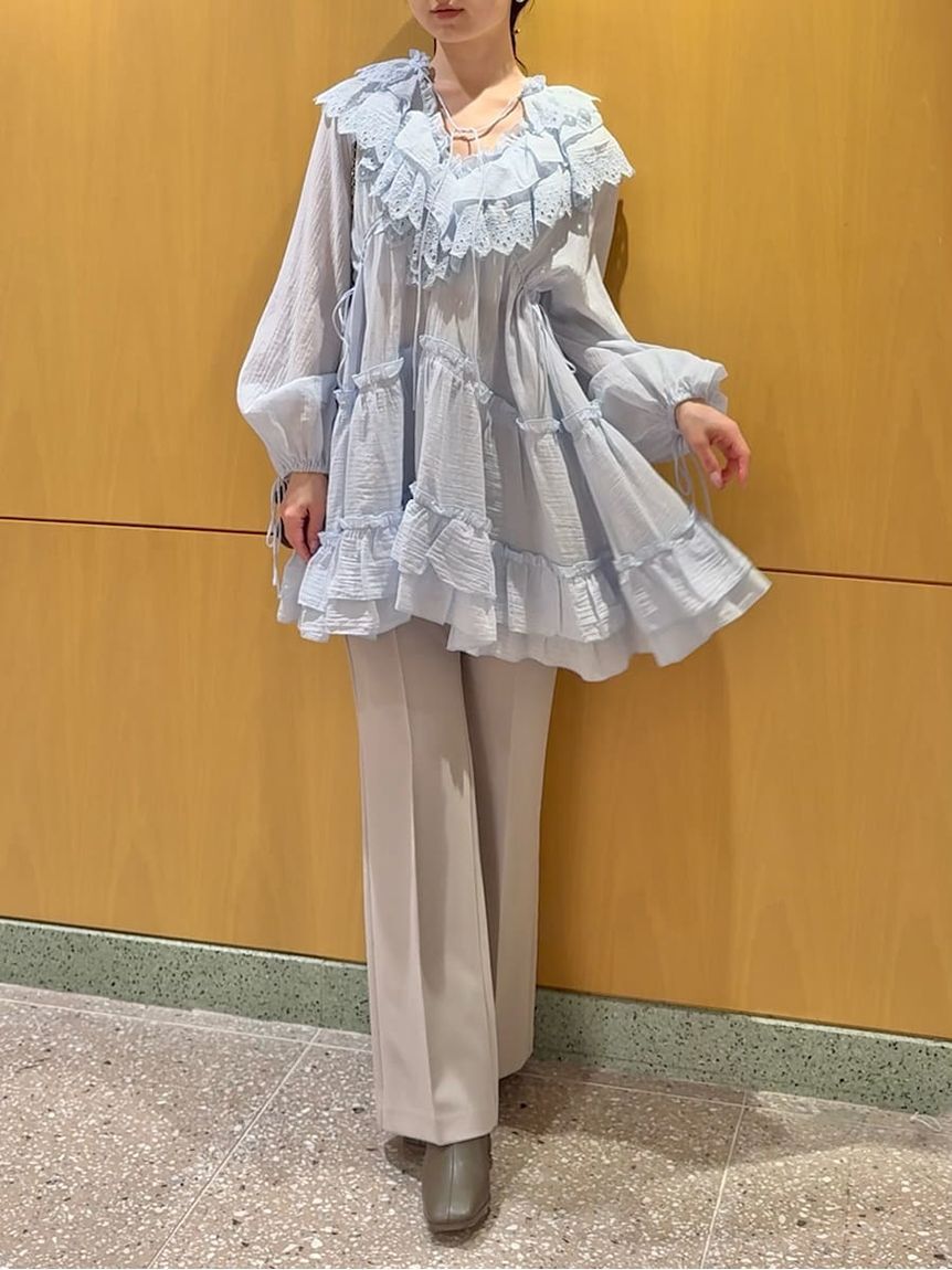 SNIDEL「美脚ストレッチパンツ」|チノ|