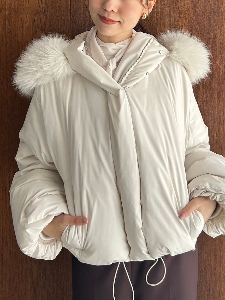 WEB限定カラーあり】西川フードファーショートダウン（SNIDEL