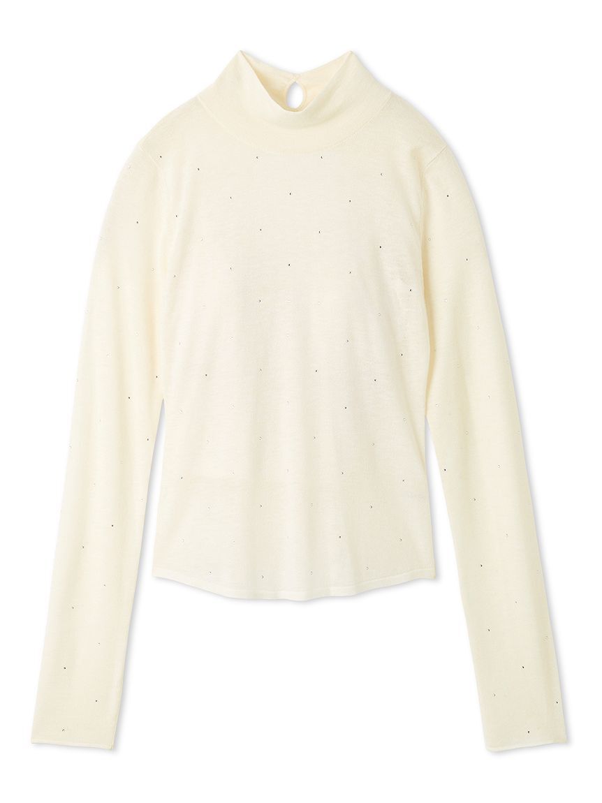 SNIDEL「バックオープンニットプルオーバー」|ニット・セーター|